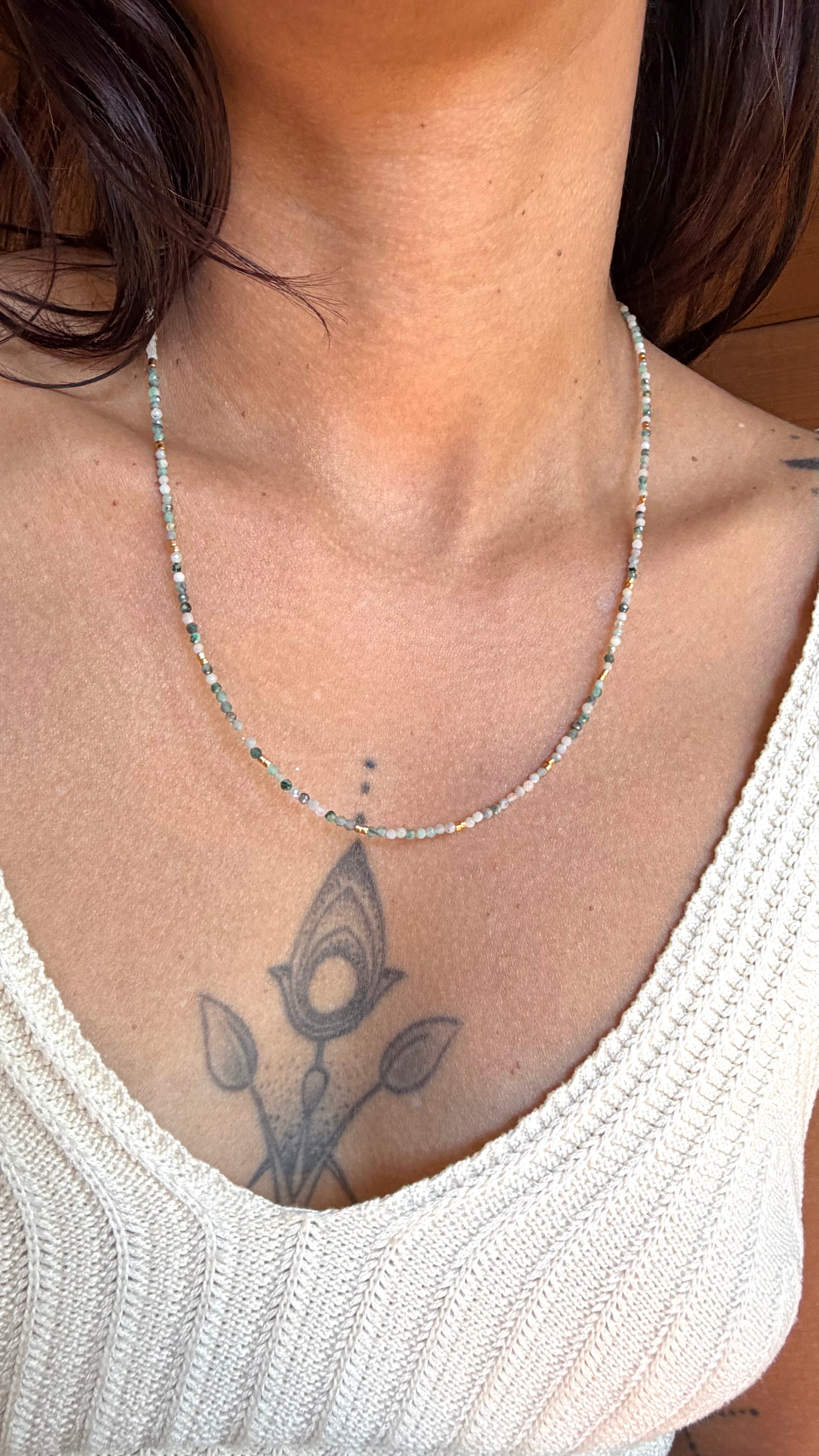 Collier Naya - Émeraude