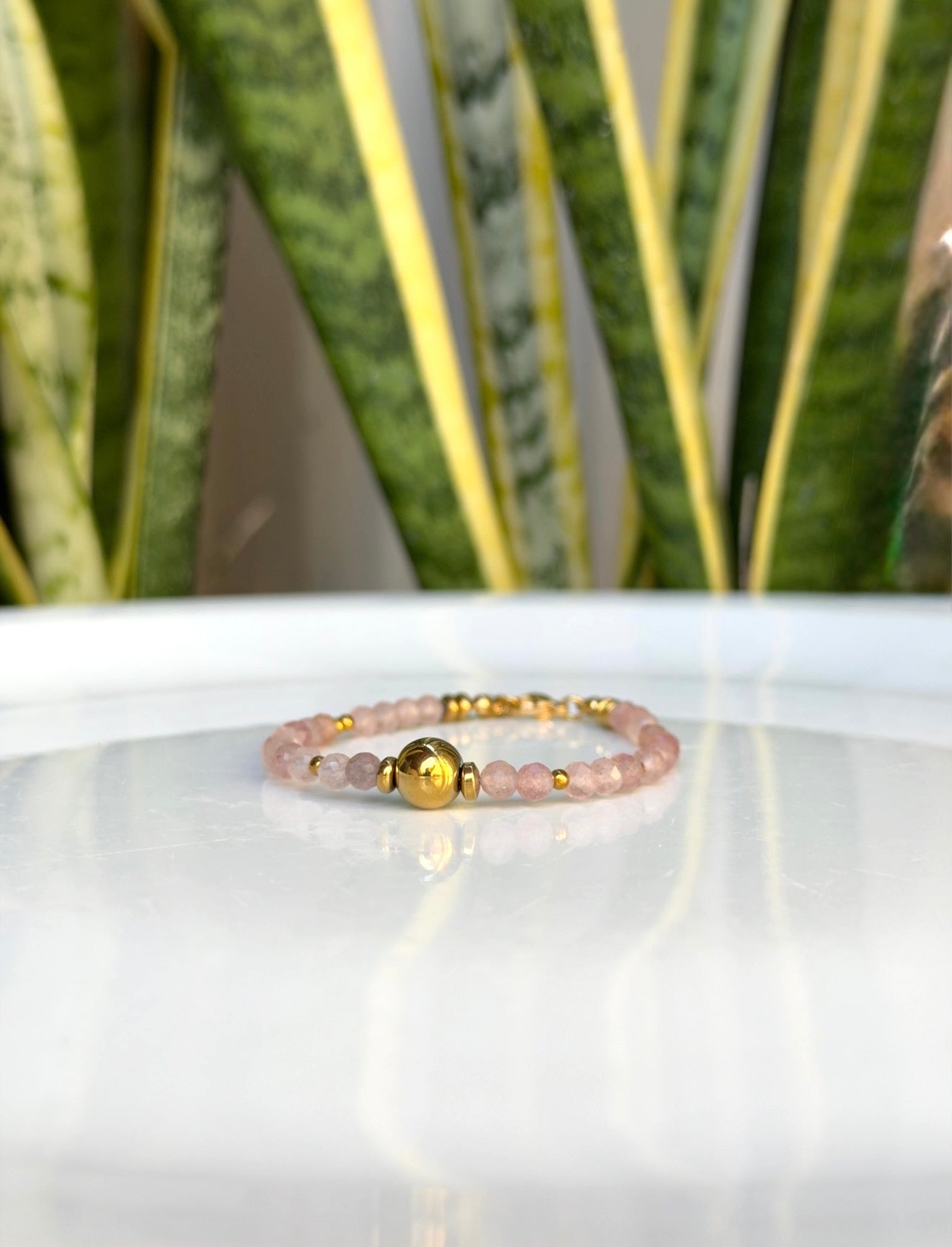 Bracelet Quartz fraise