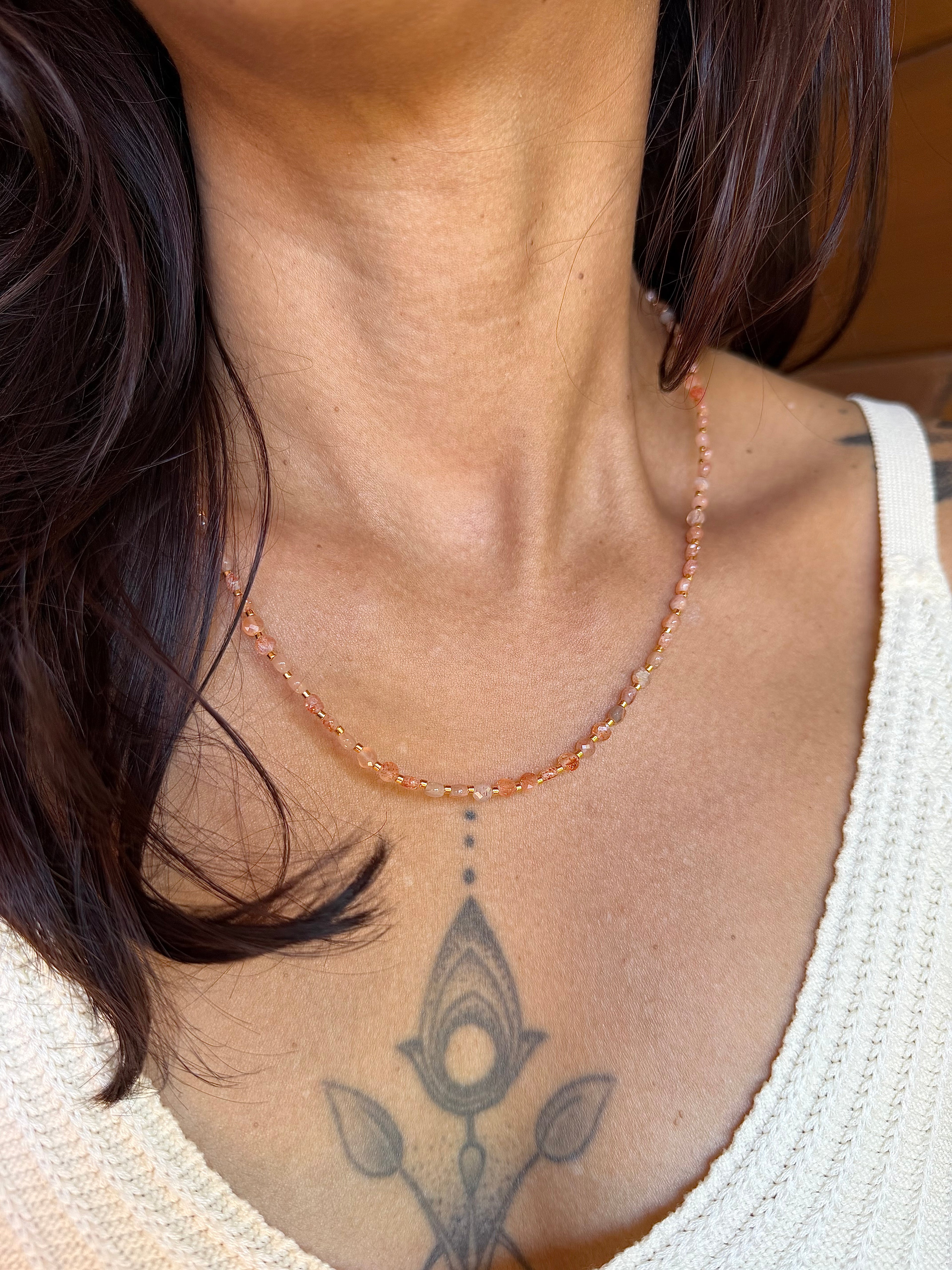 Collier Alba - Pierre du soleil