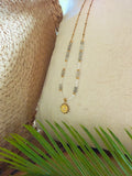 Collier Alia – Labradorite et pierre de lune
