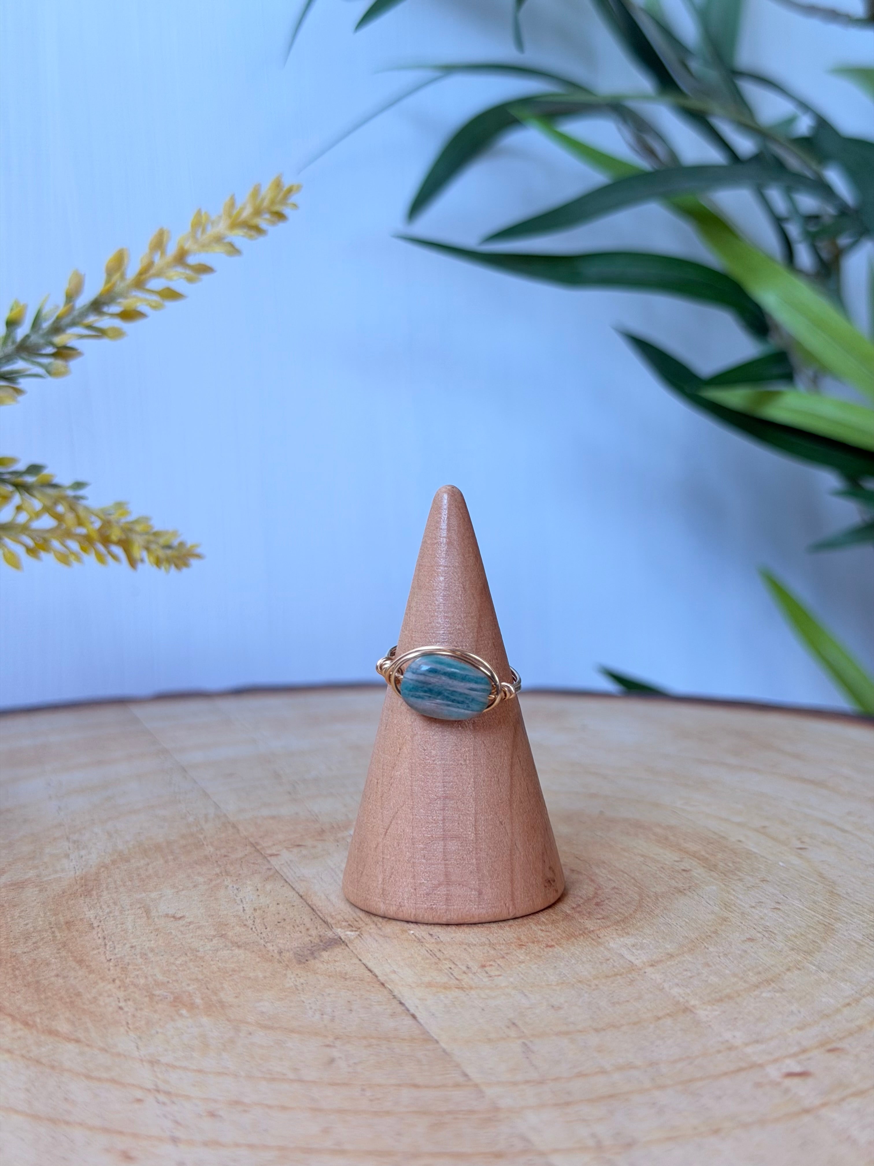 Bague Amazonite