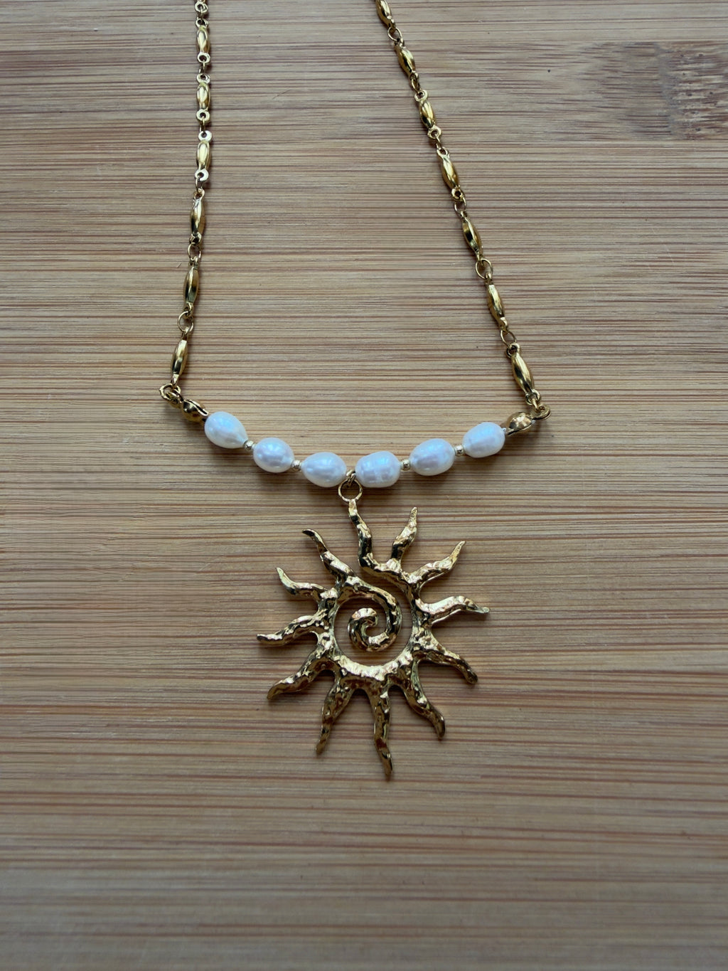 Collier Perles d’Eau Douce – Chaîne en Acier Inoxydable