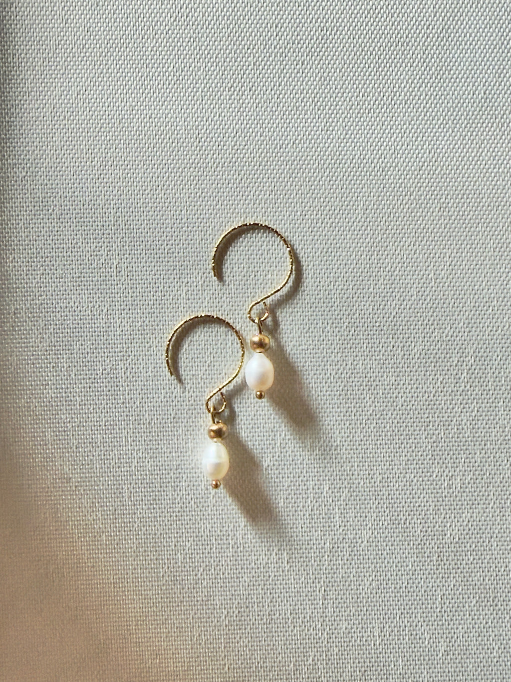Les boucles Lya - Perles d'eau douce