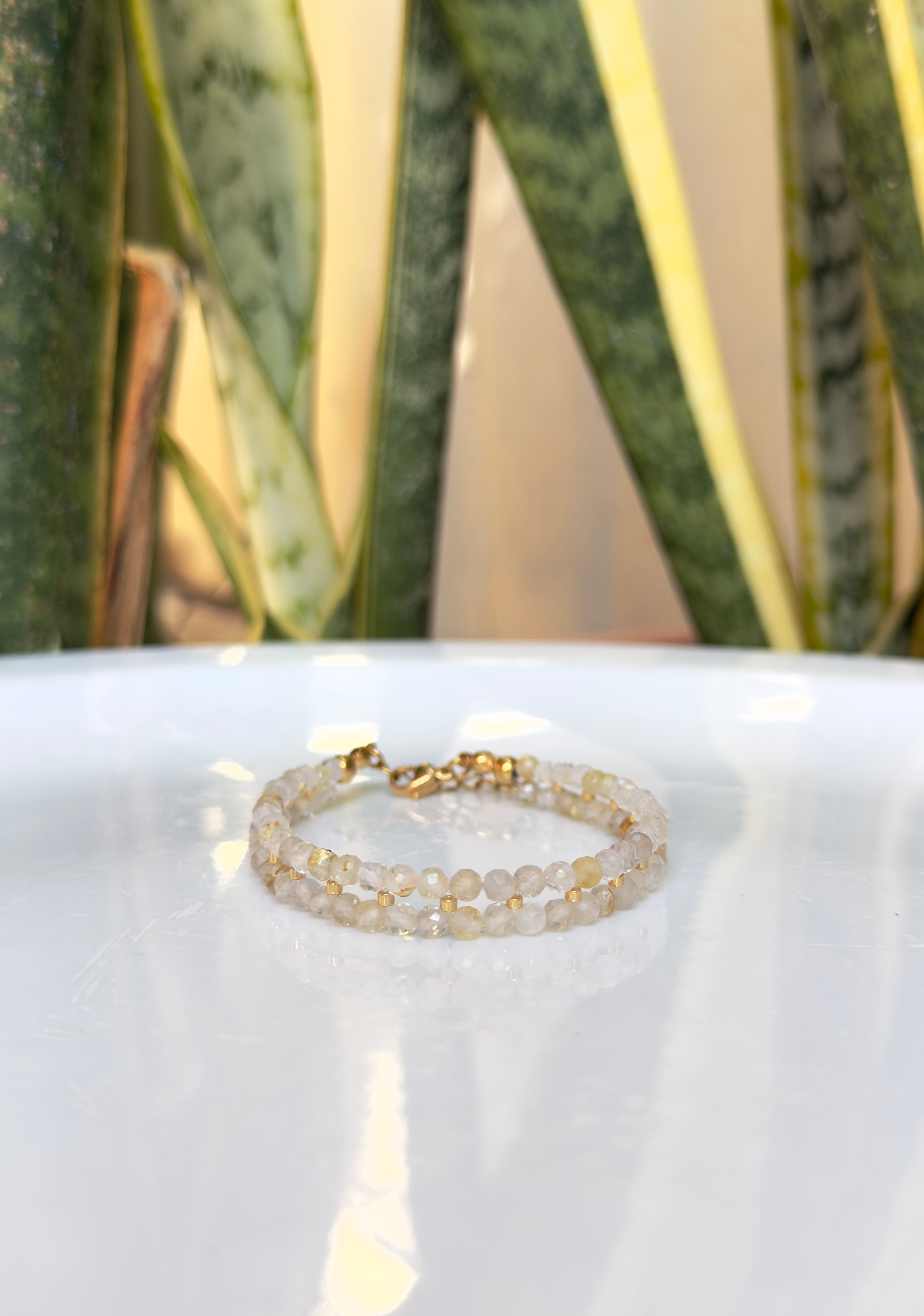 Bracelet Quartz Rutile