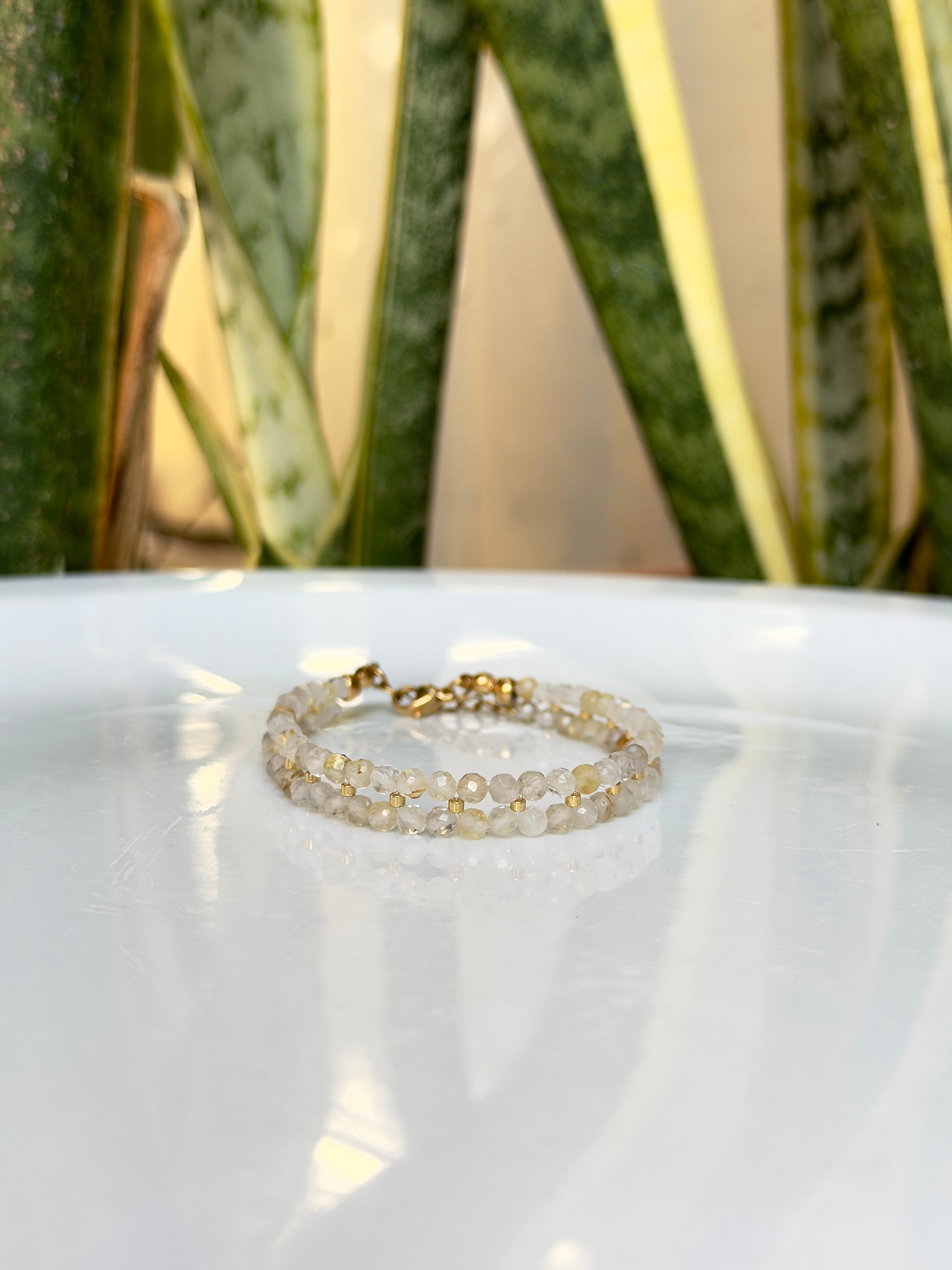 Bracelet Quartz Rutile