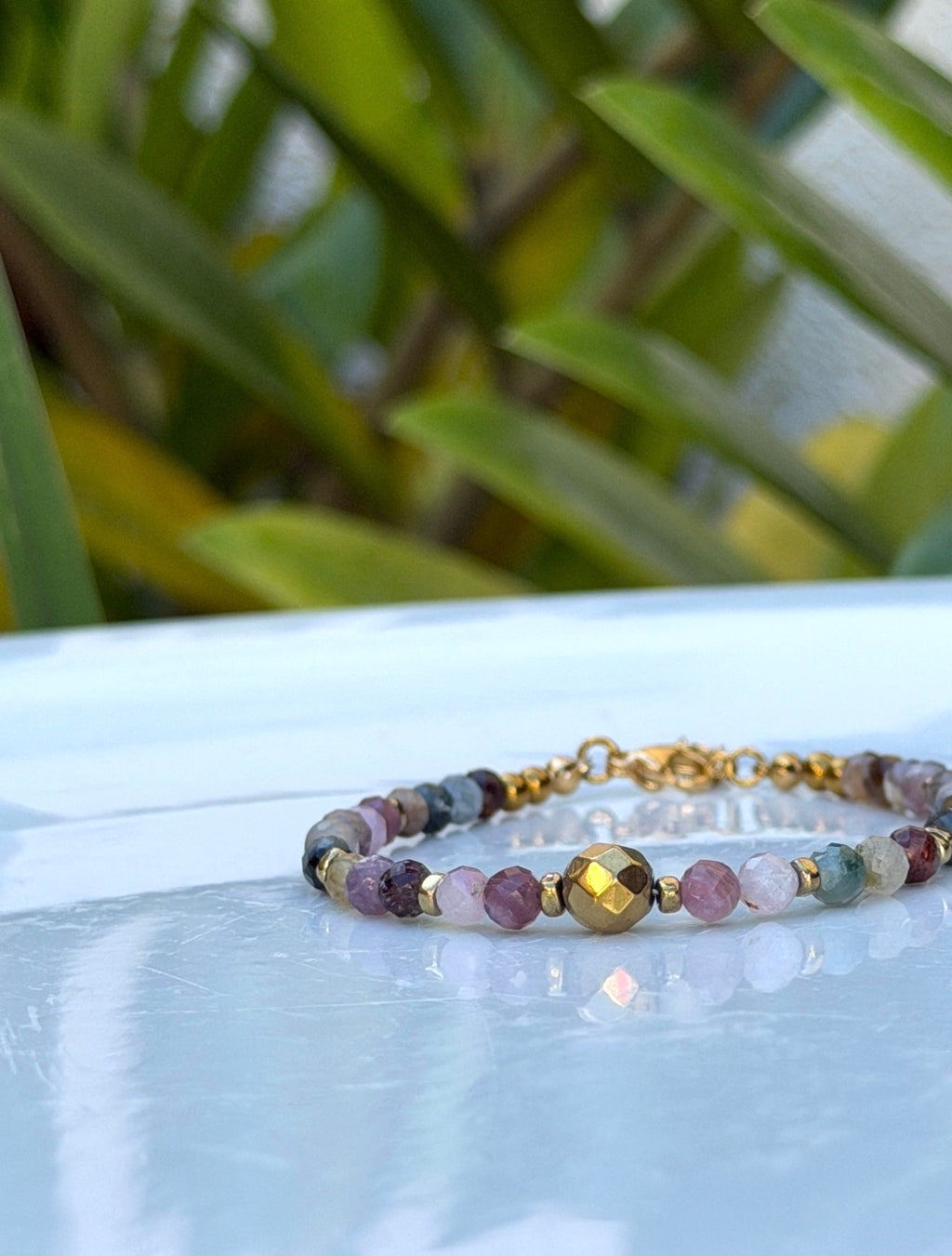 Bracelet Tourmaline multicolore