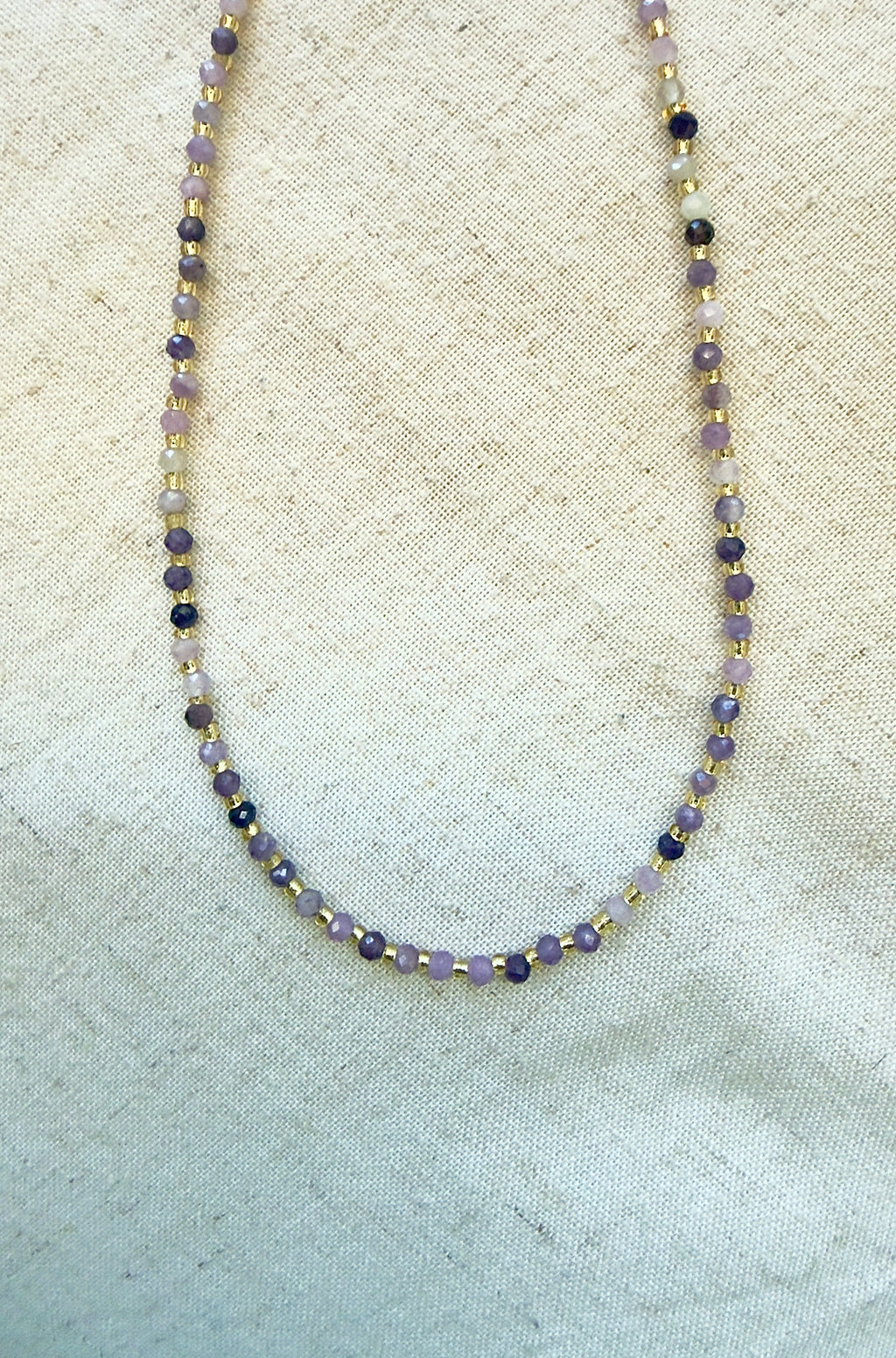 Collier Léna - Lépidolite