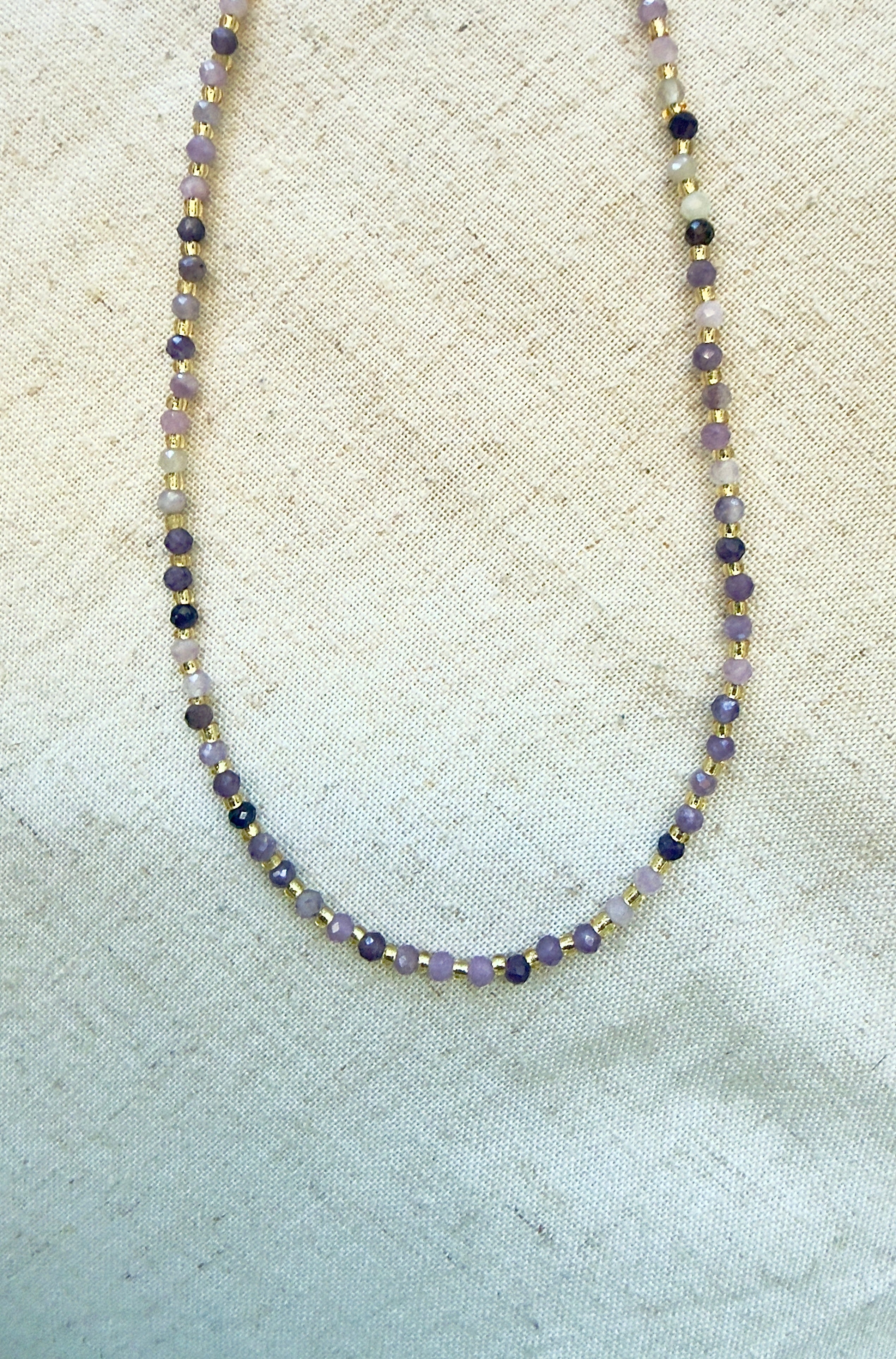 Collier Léna - Lépidolite