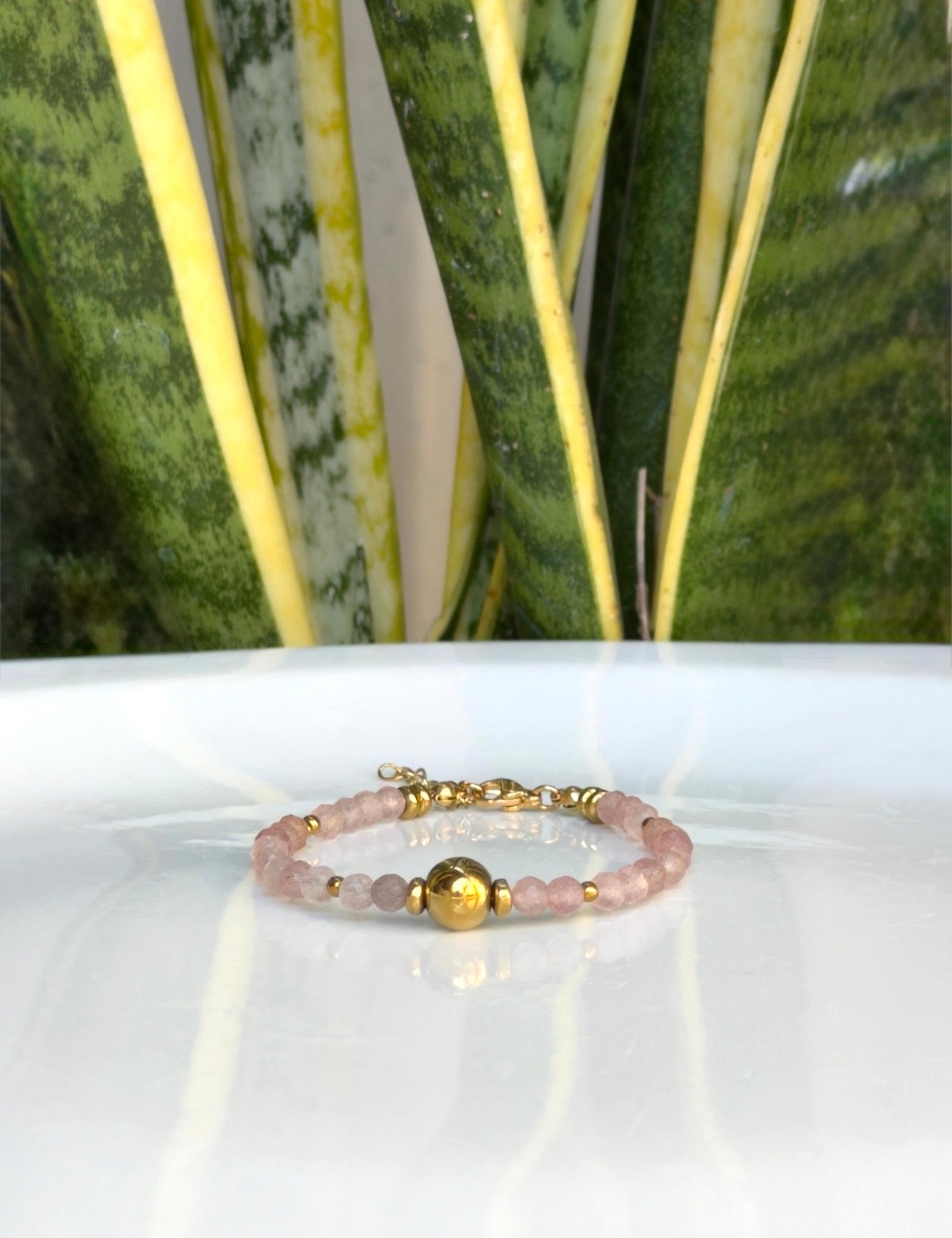 Bracelet Quartz fraise