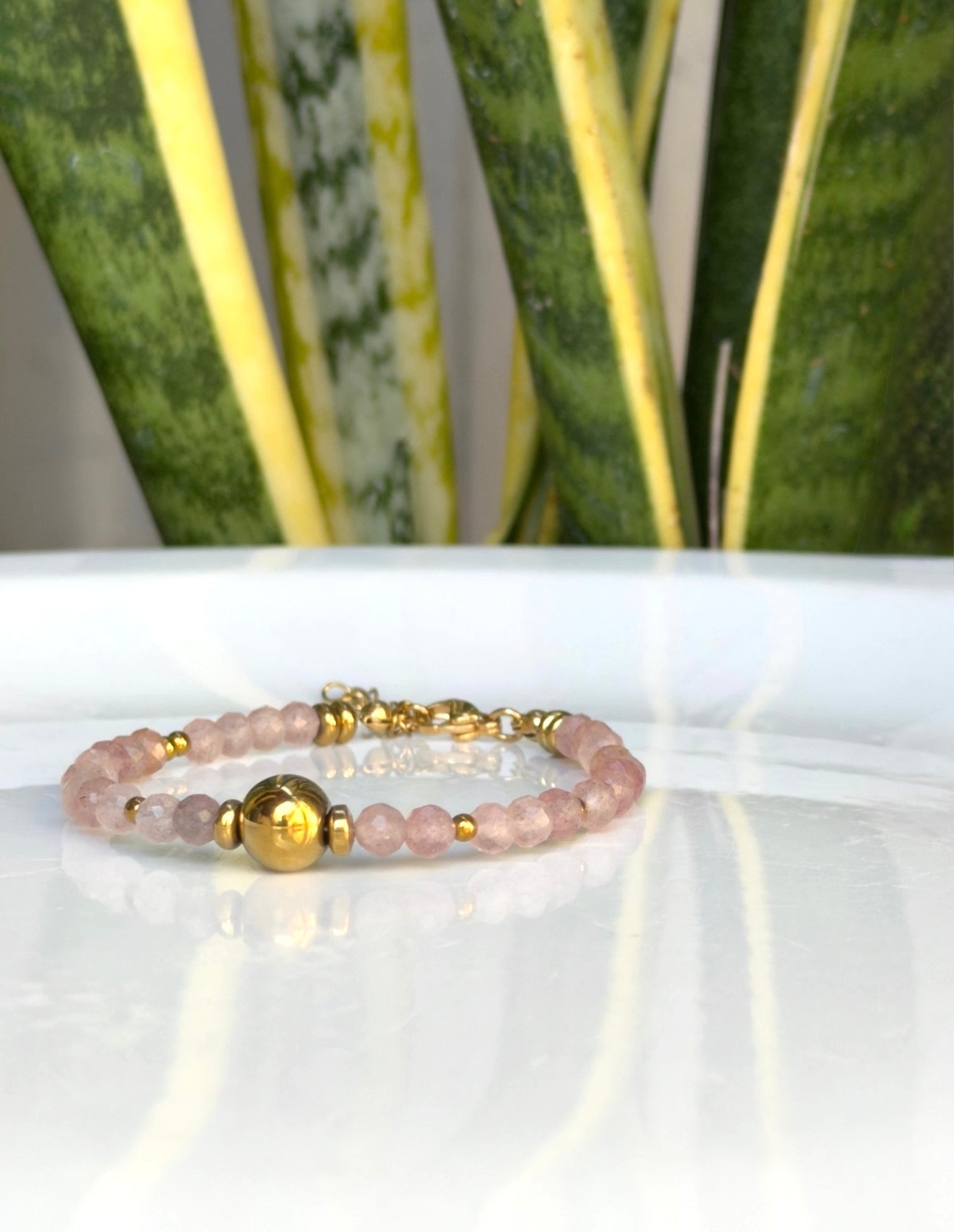 Bracelet Quartz fraise