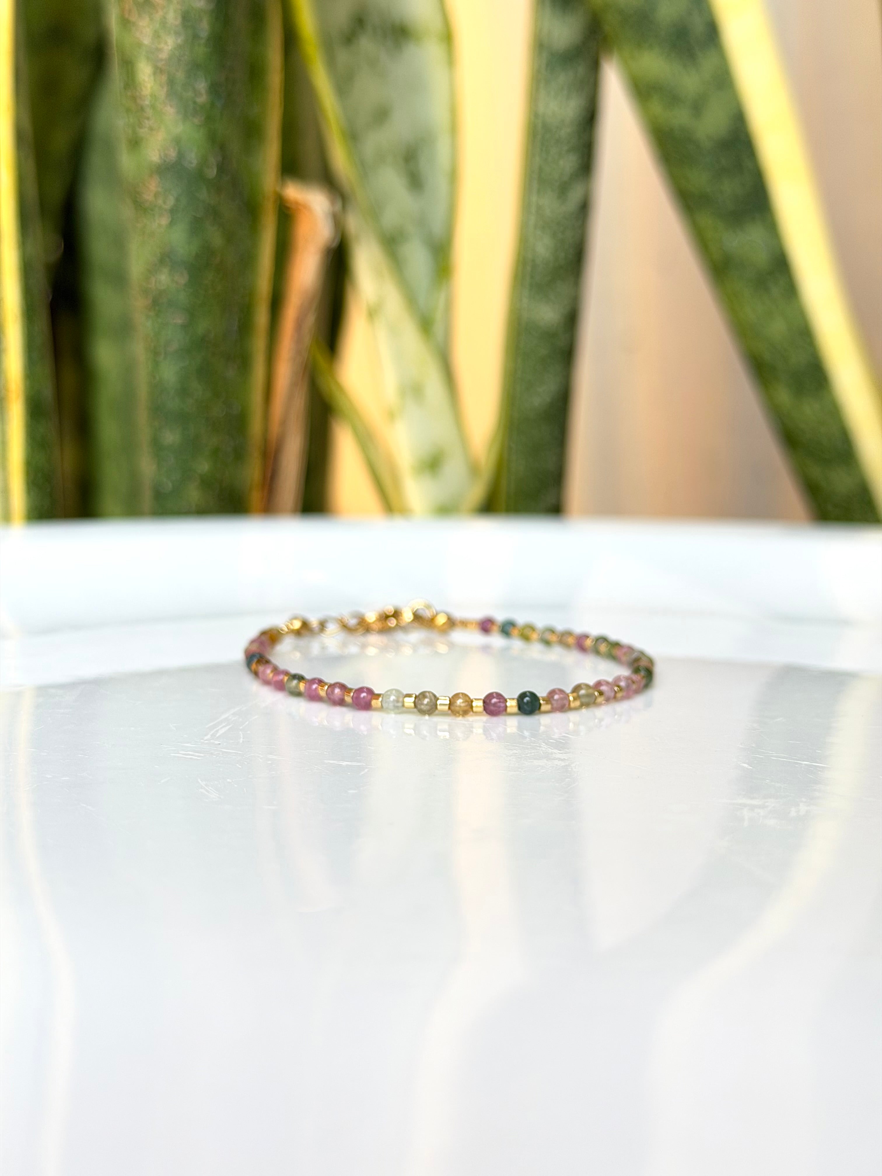 Bracelet Tourmaline multicolore