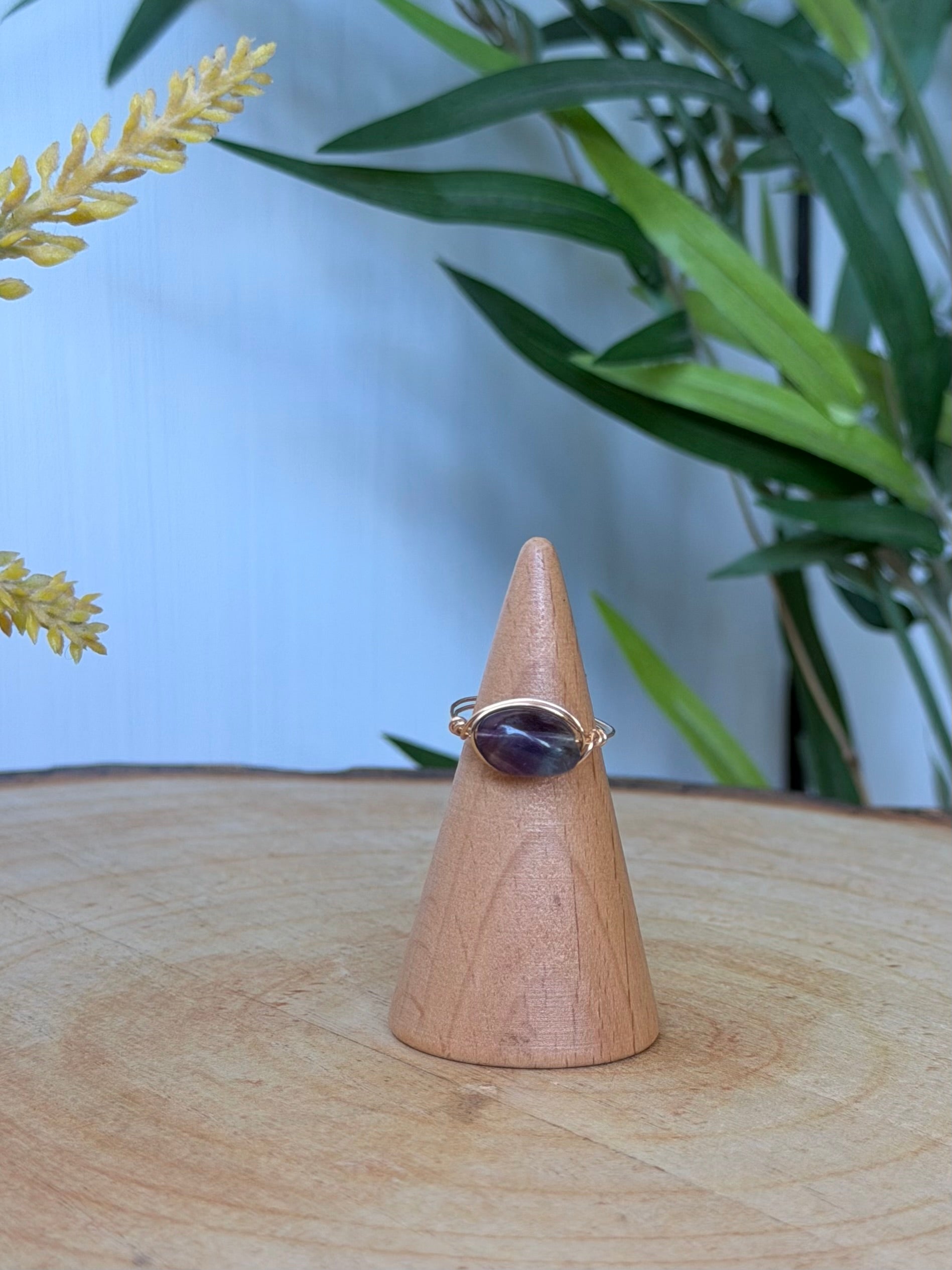 Bague fluorite