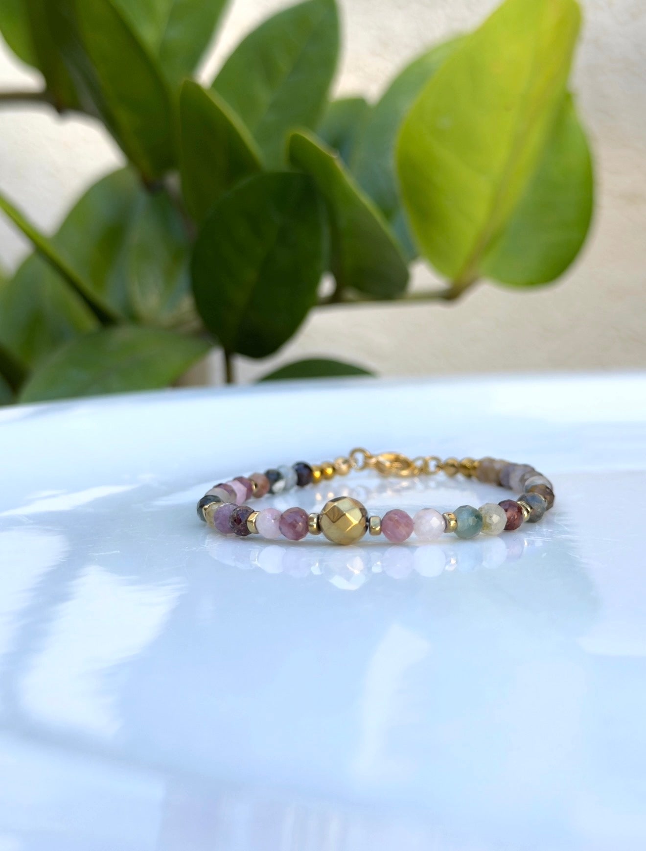 Bracelet Tourmaline multicolore