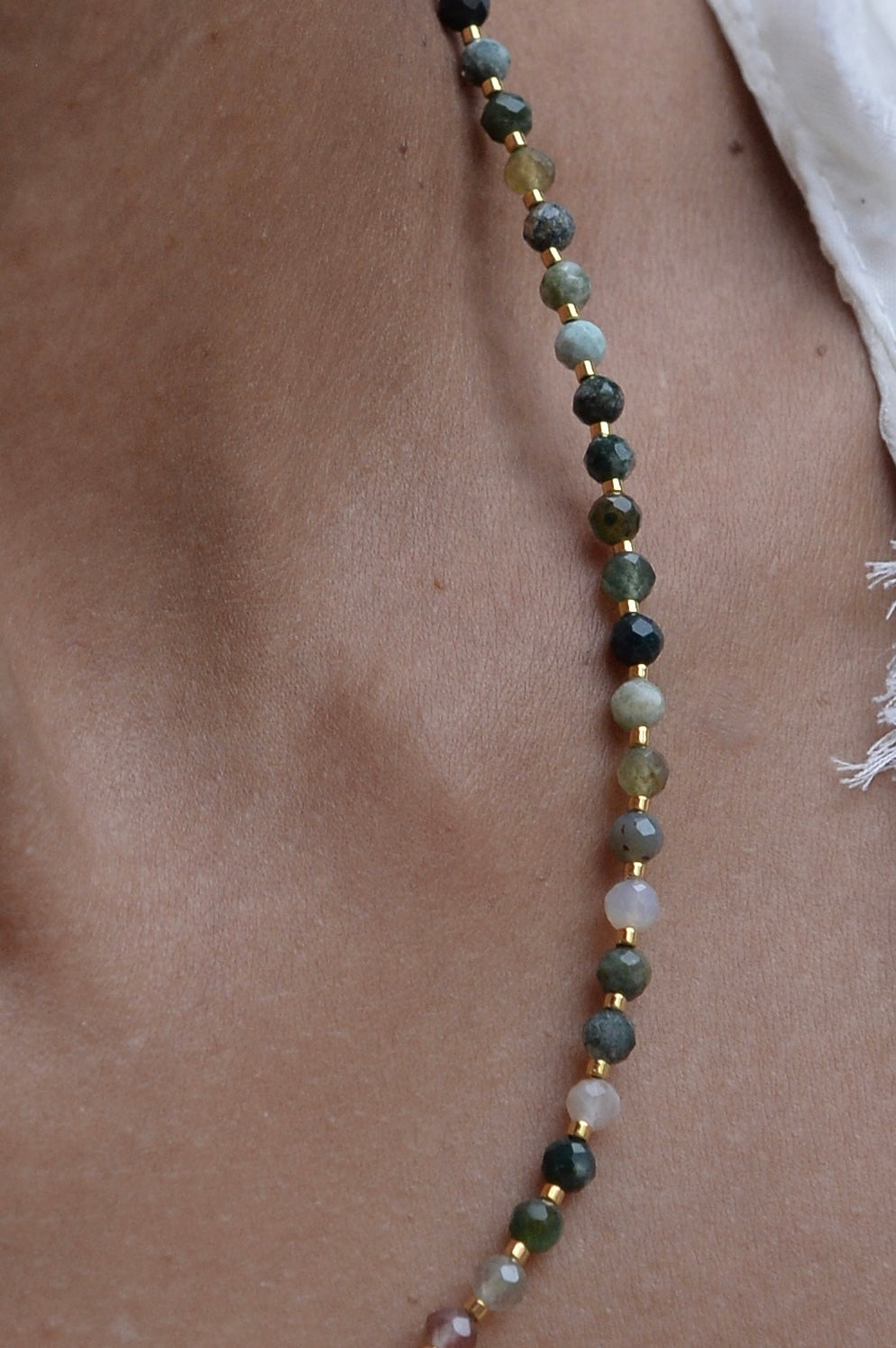 Le collier Agatha - Agate Indienne