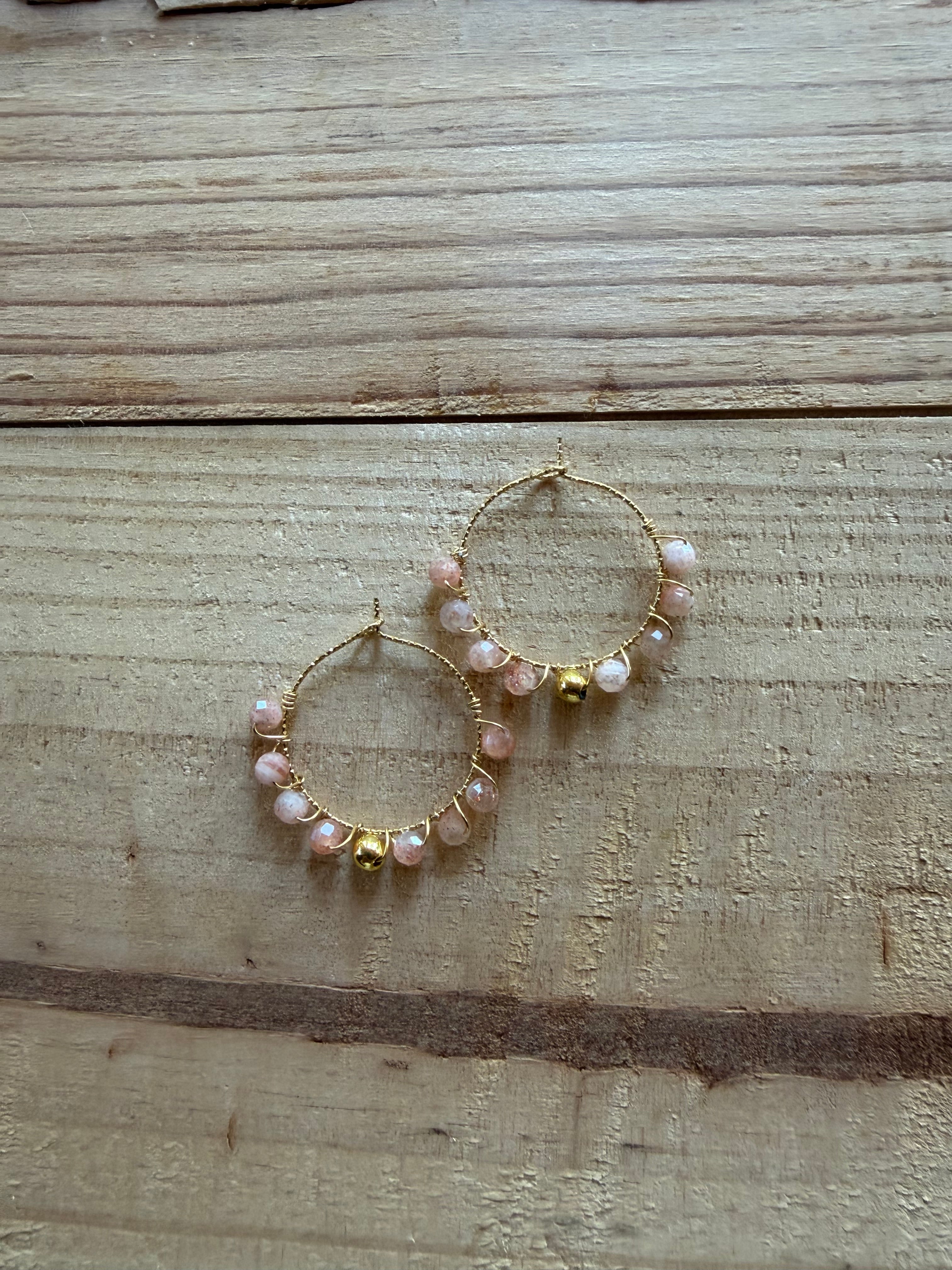 Boucles d’oreilles Pierre de Soleil