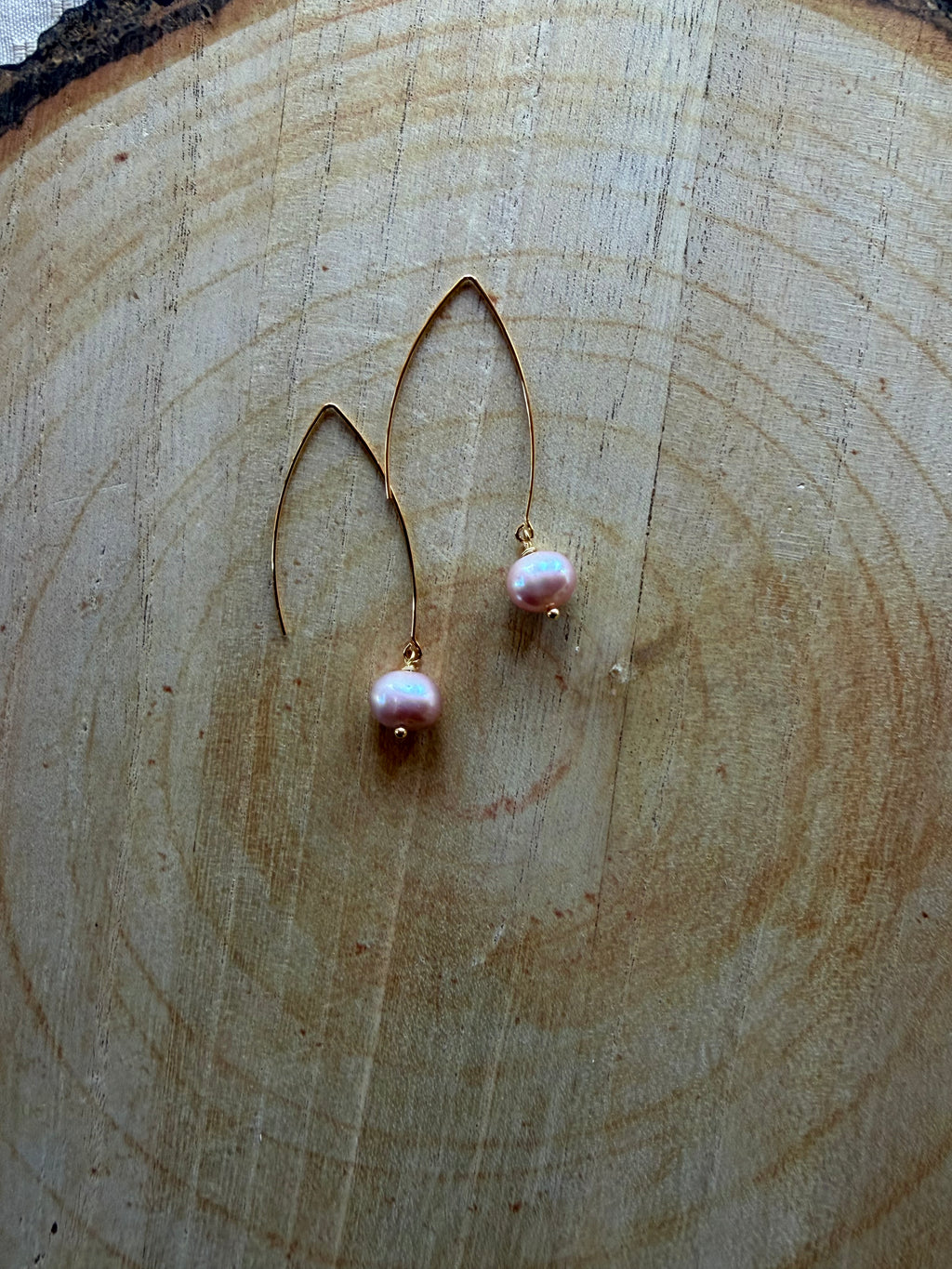 Boucles d’oreilles Perle d’Eau Douce