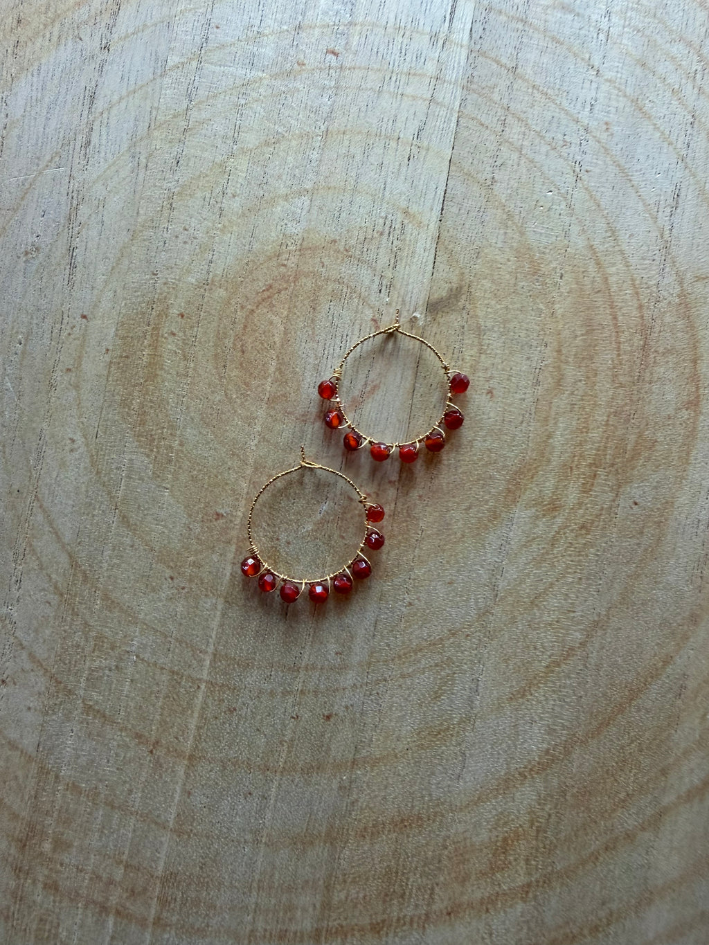 Boucles d’oreilles Cornaline