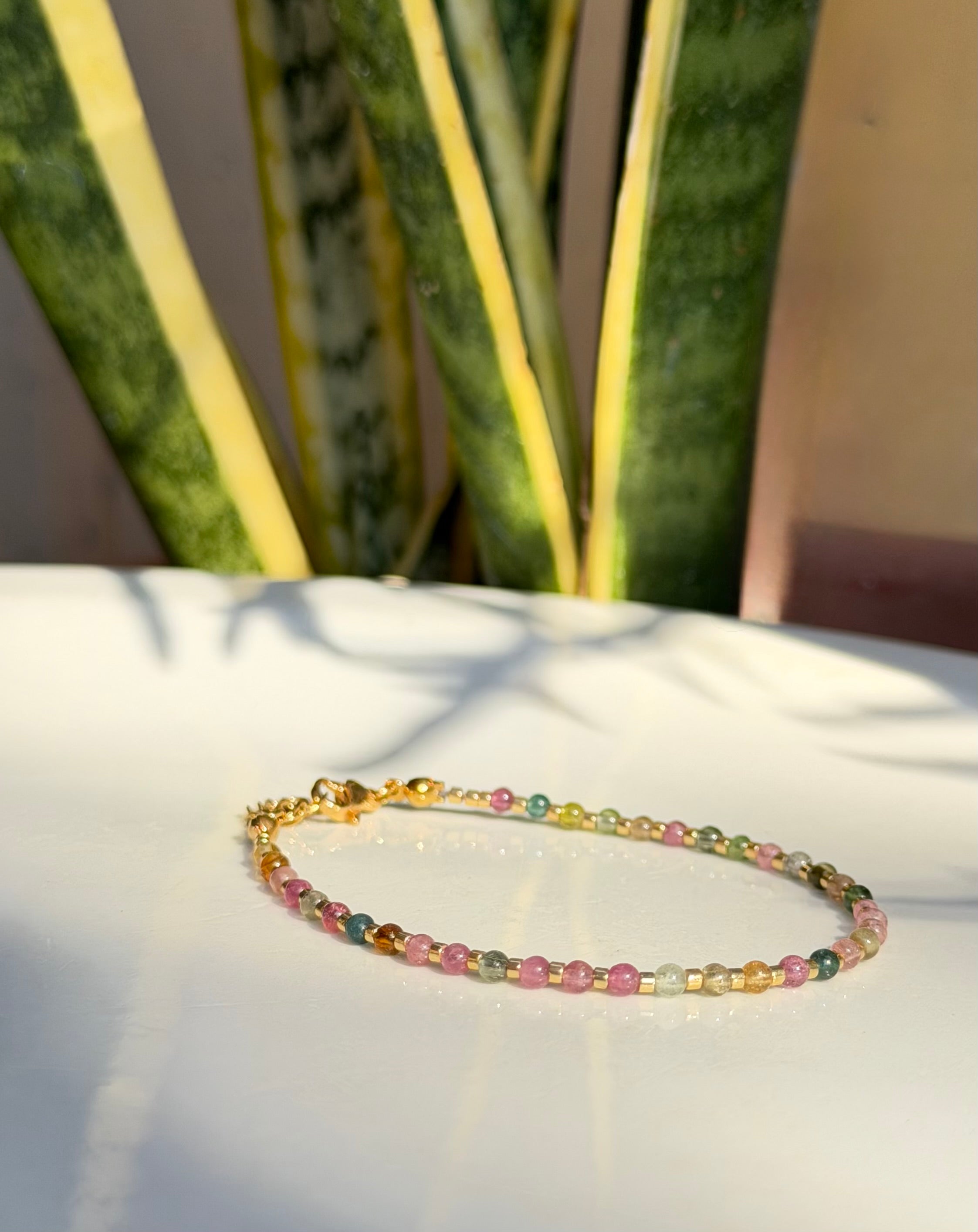 Bracelet Tourmaline multicolore