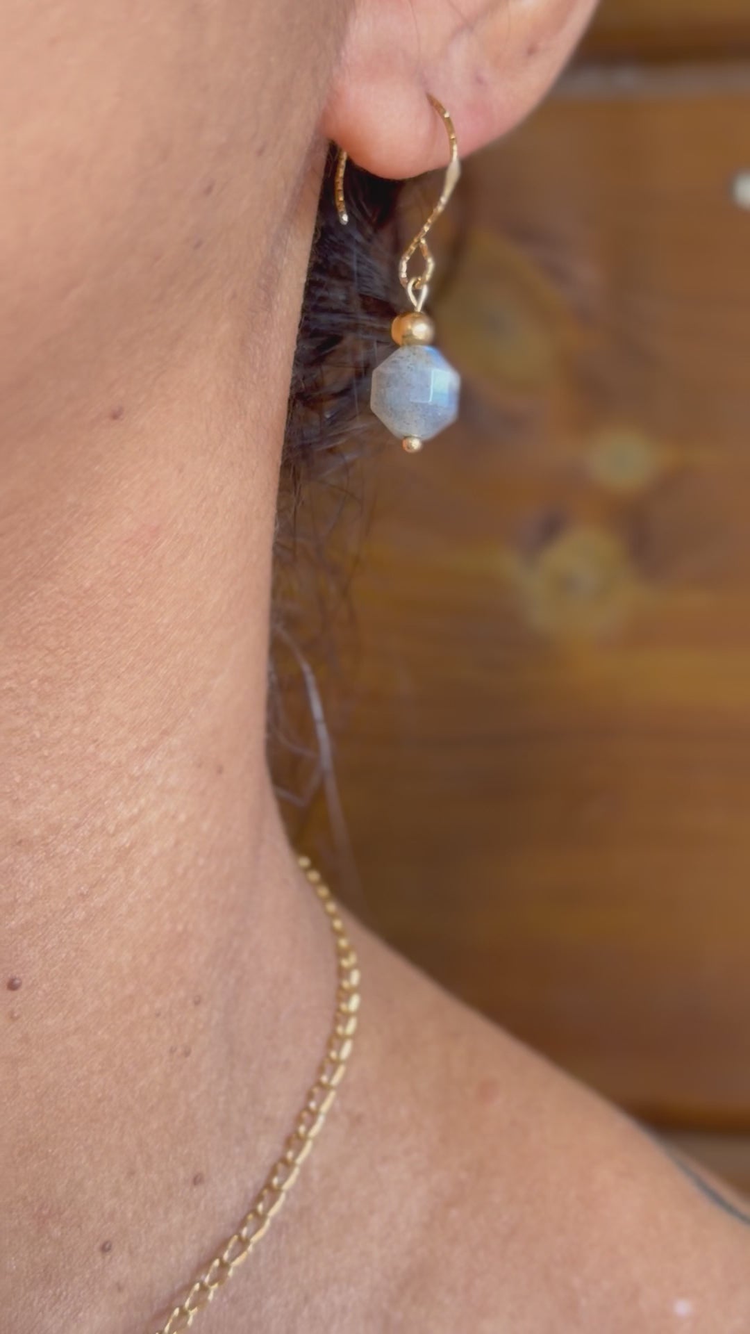Les boucles Lauria - Labradorite