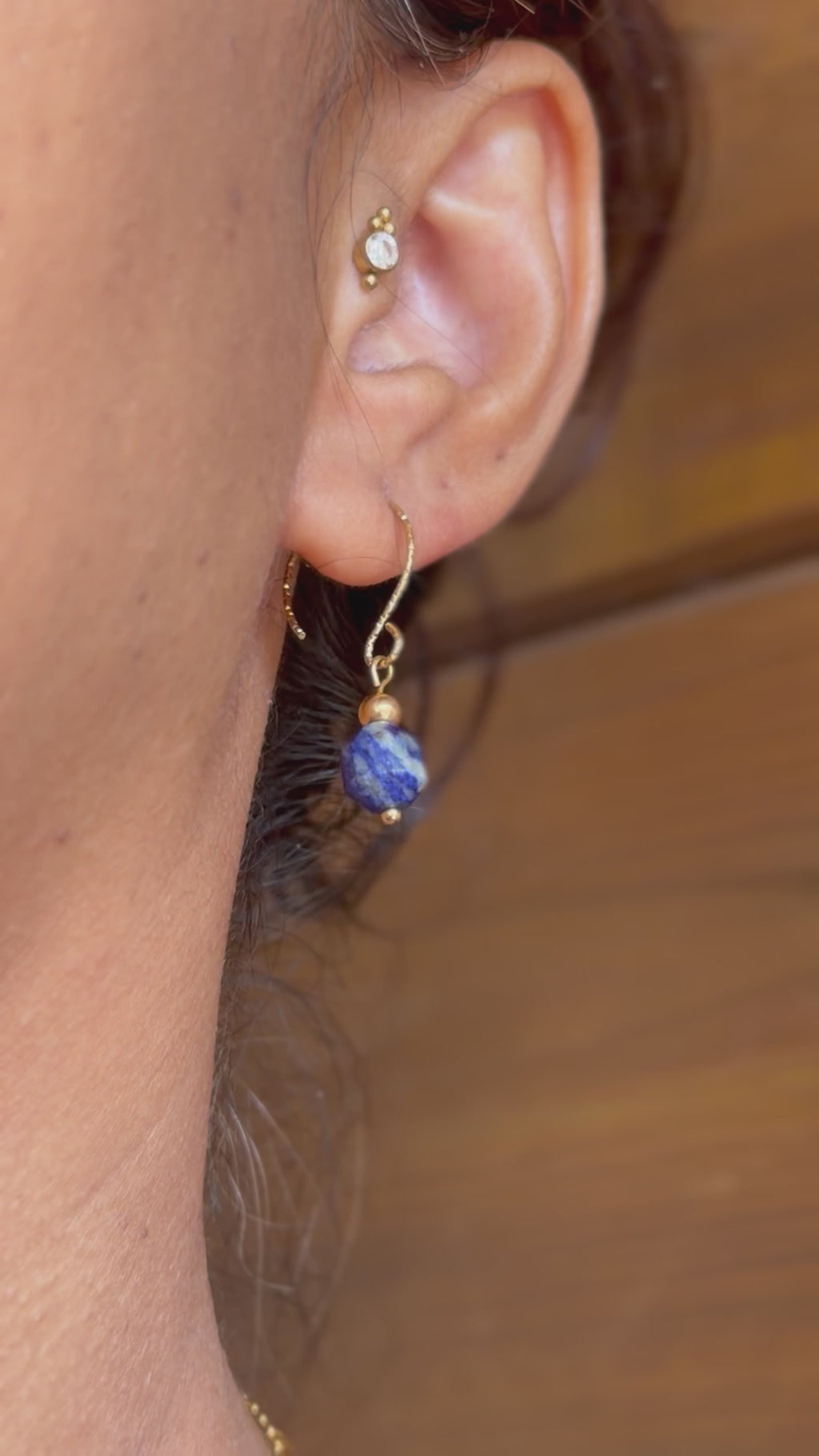 Les boucles Impériale - Lapis-lazuli