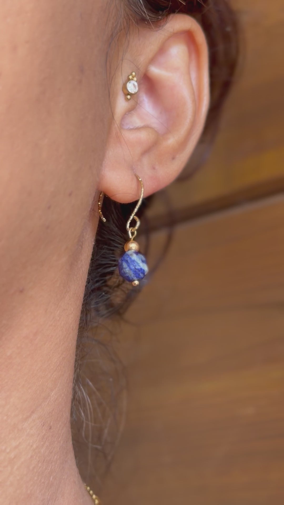 Les boucles Impériale - Lapis-lazuli