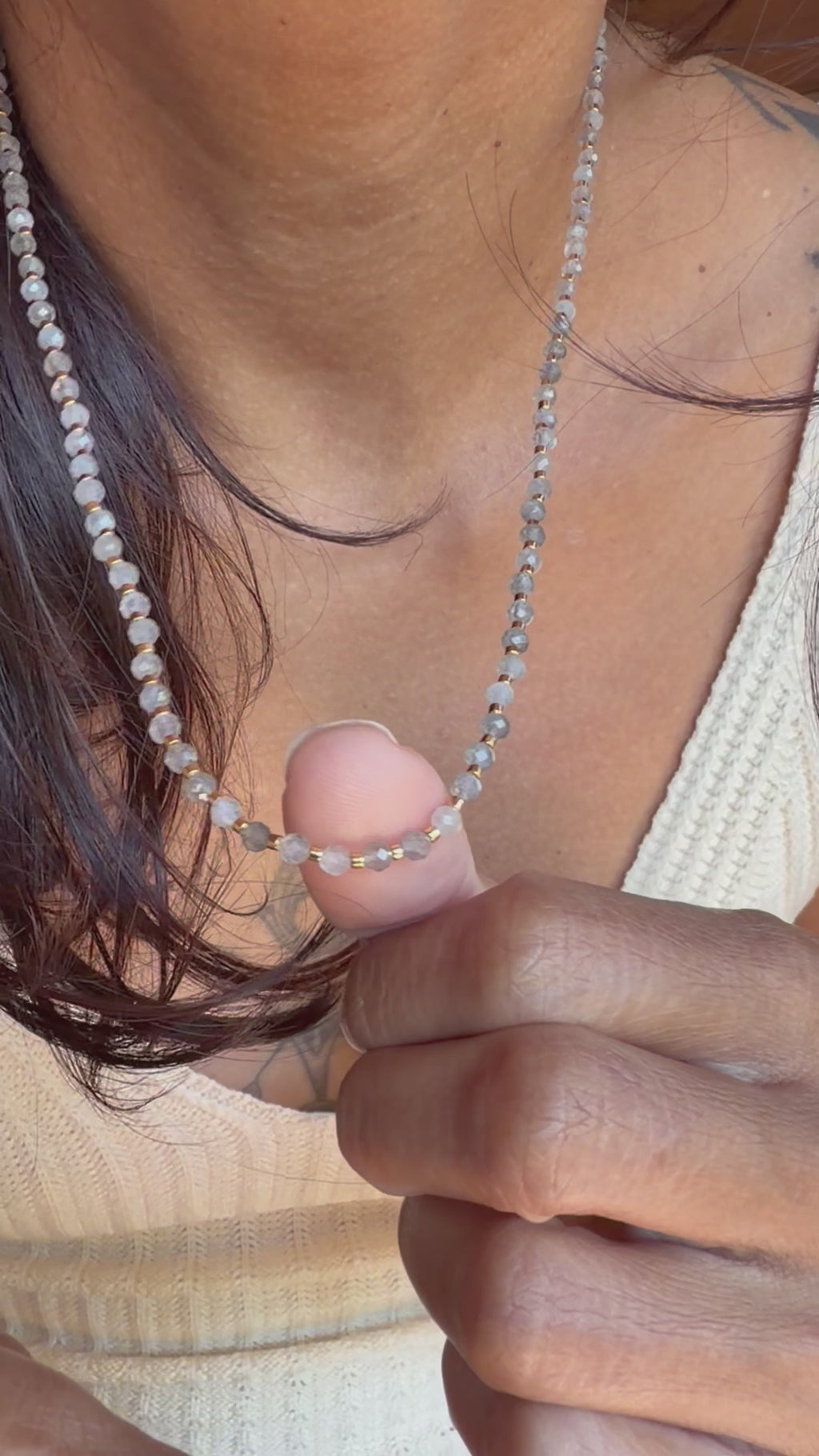 Collier Iris - Labradorite