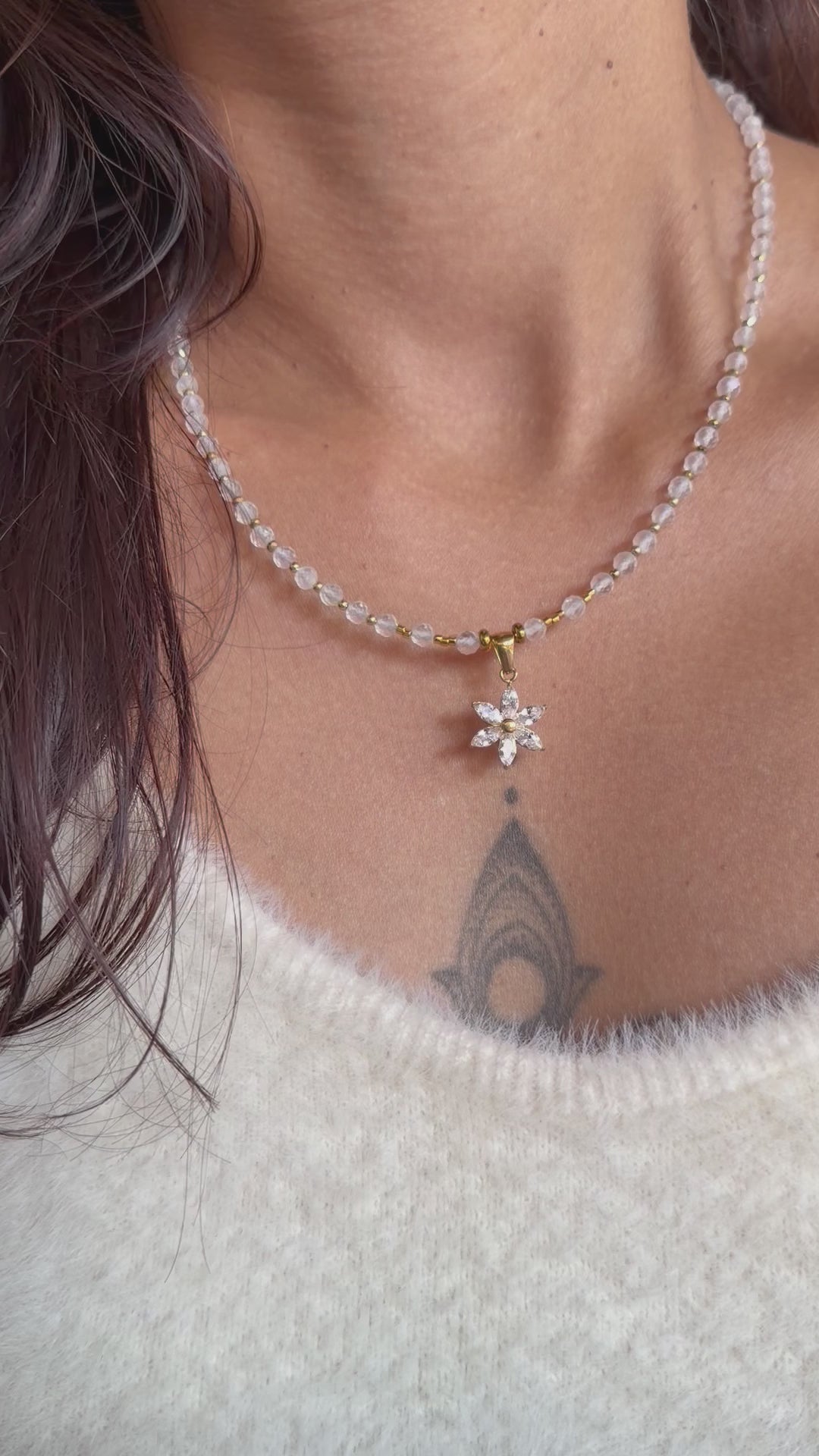 Le collier Hilton - Cristal de roche naturel