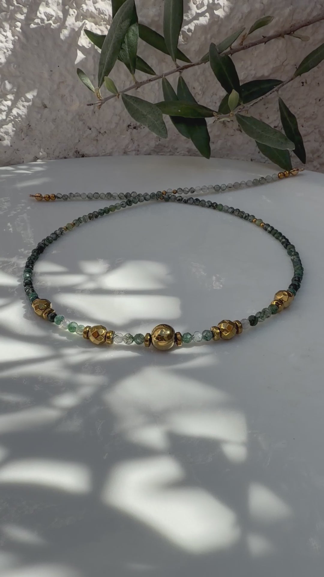 Collier Agate Mousse