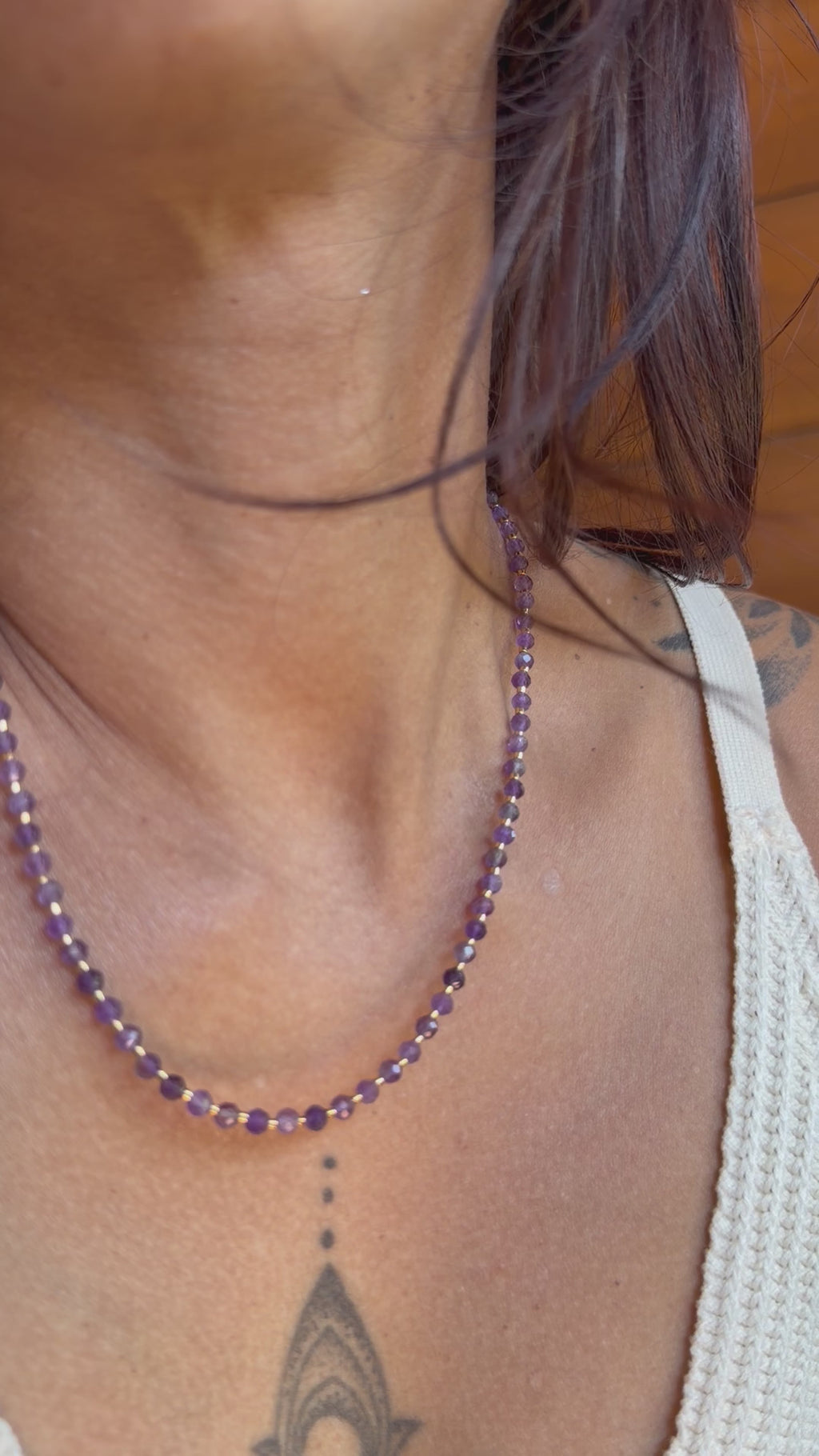 Collier Elia - Améthyste