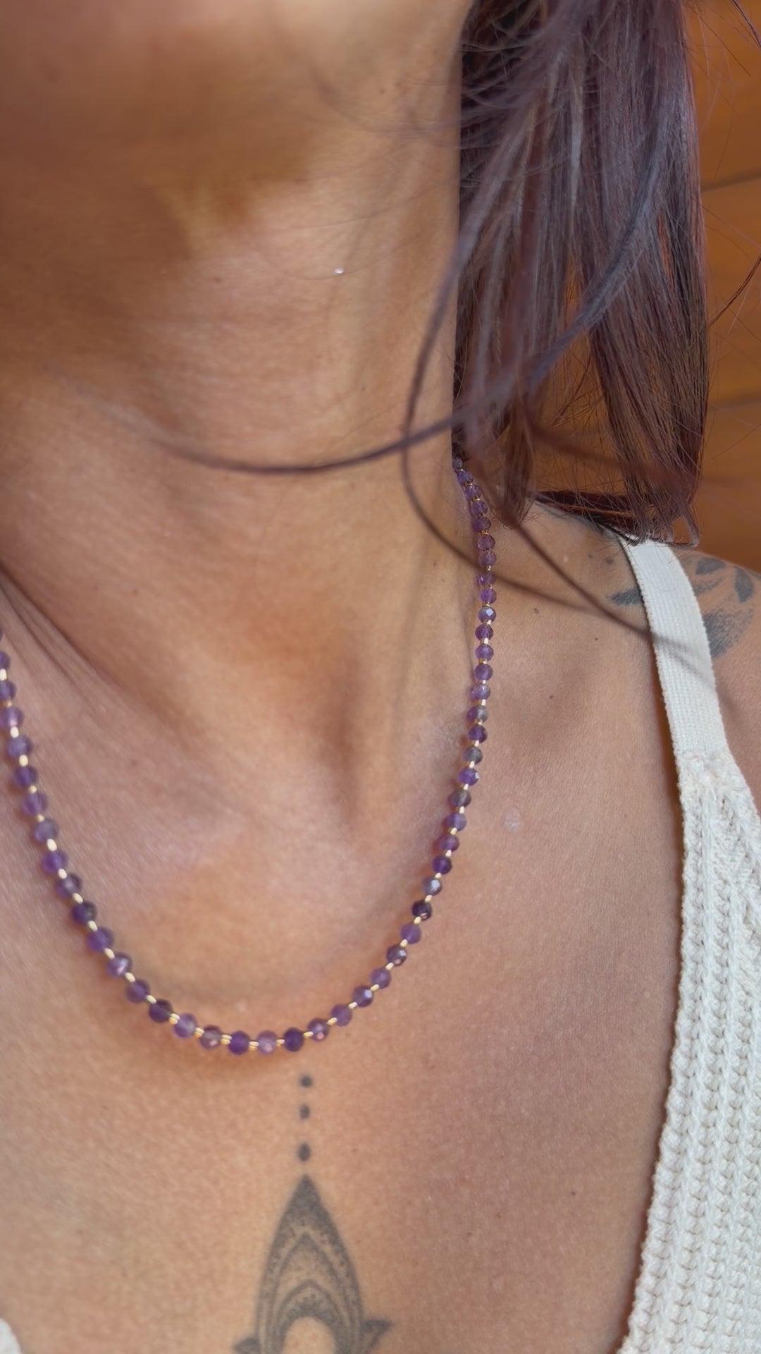 Collier Elia - Améthyste