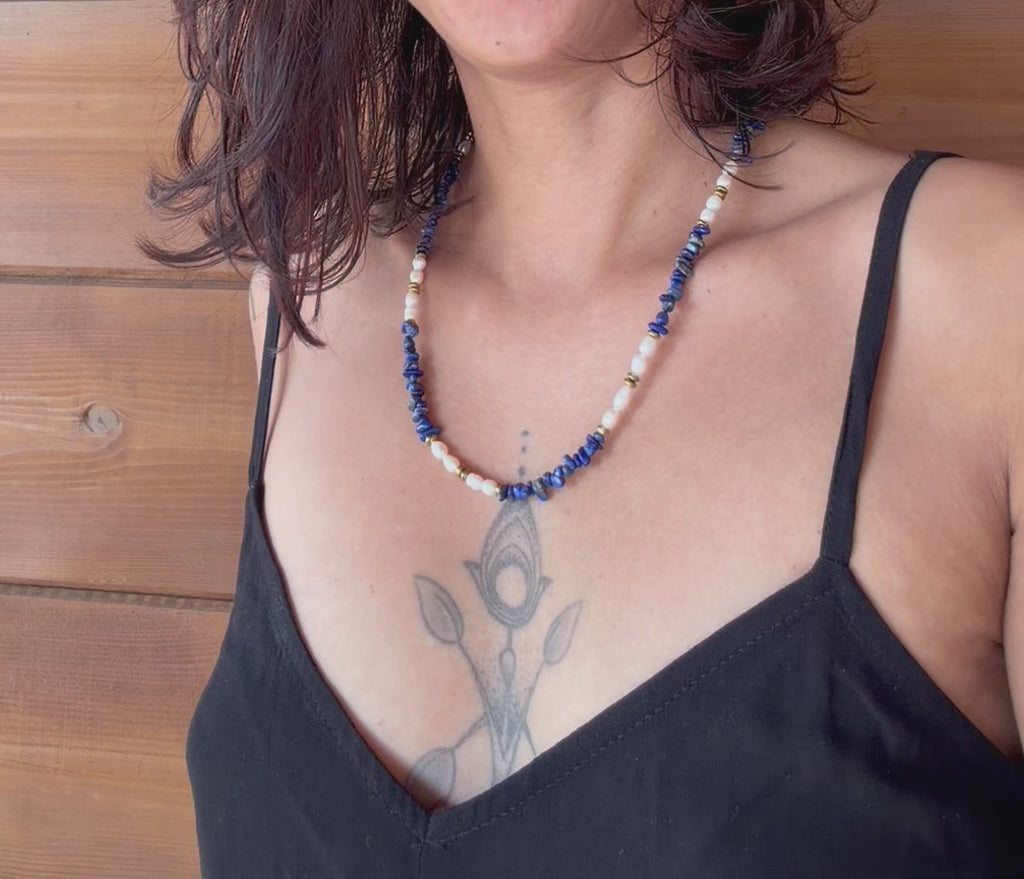 Collier Lapis-lazuli
