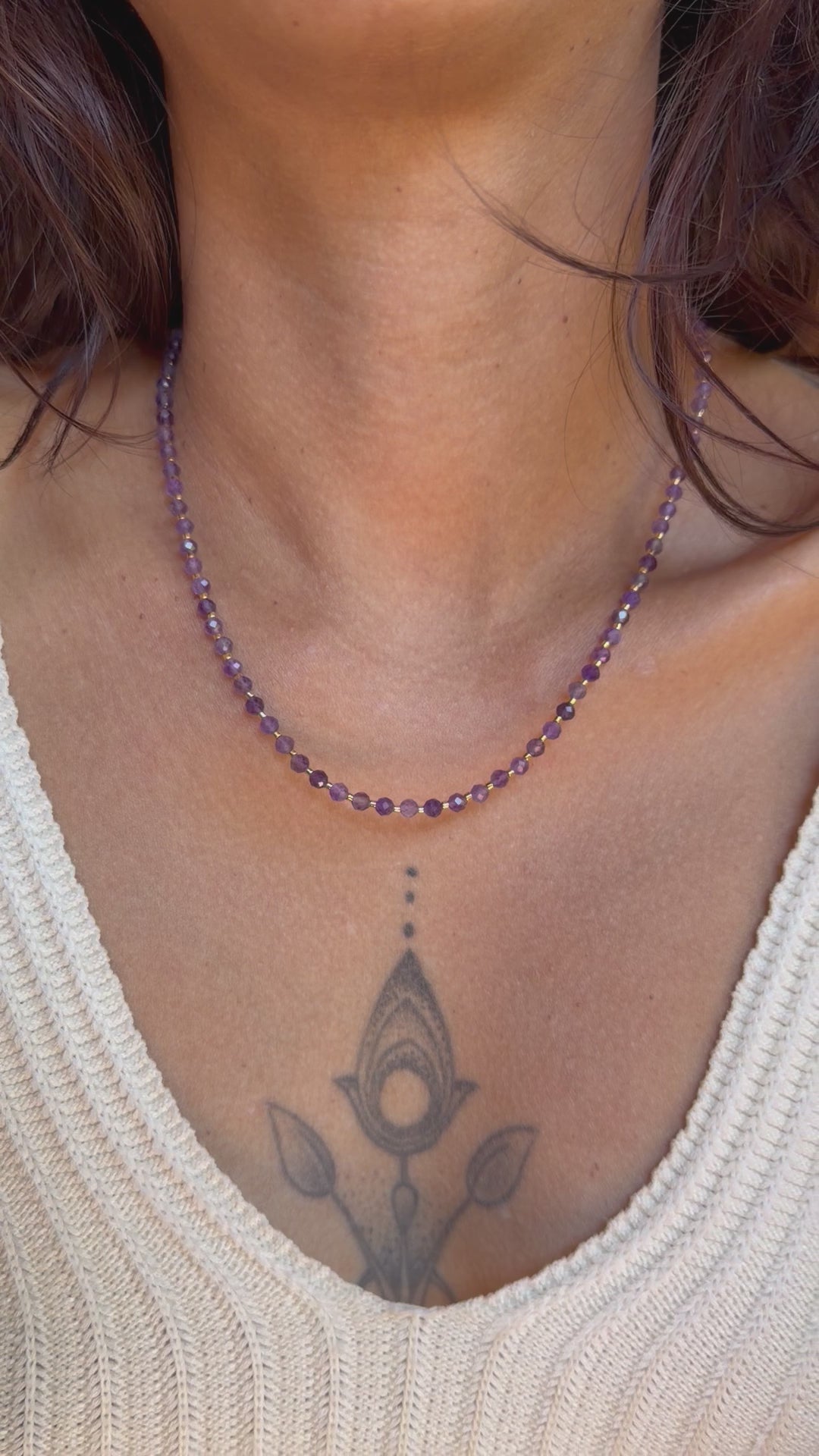 Collier Elia - Améthyste