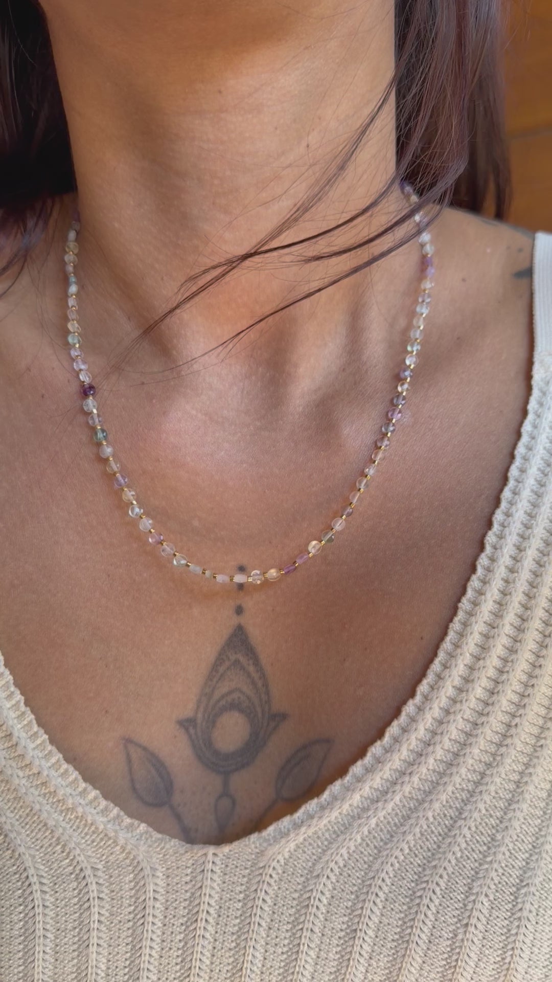 Collier Maya - fluorine