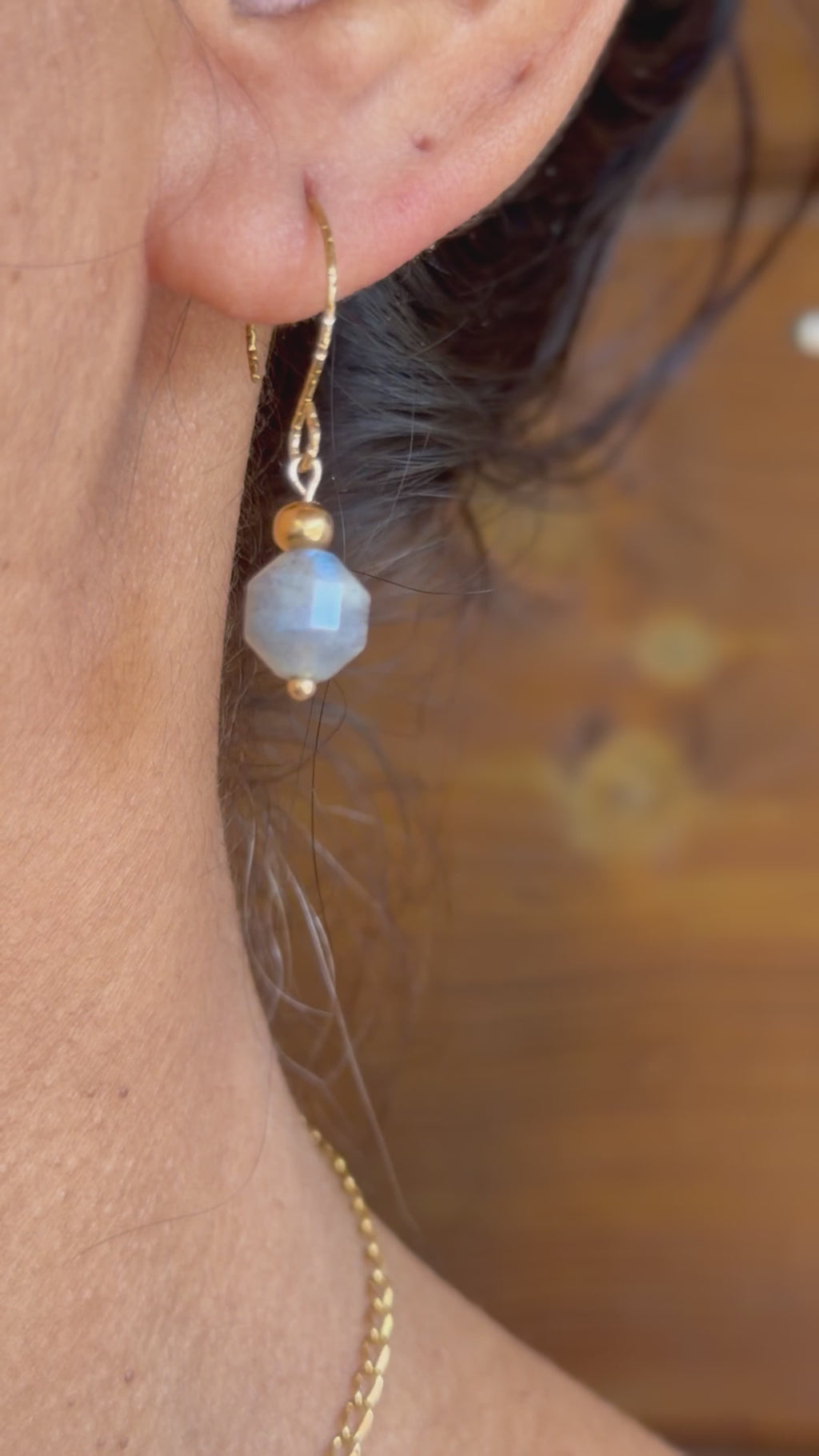 Les boucles Lauria - Labradorite