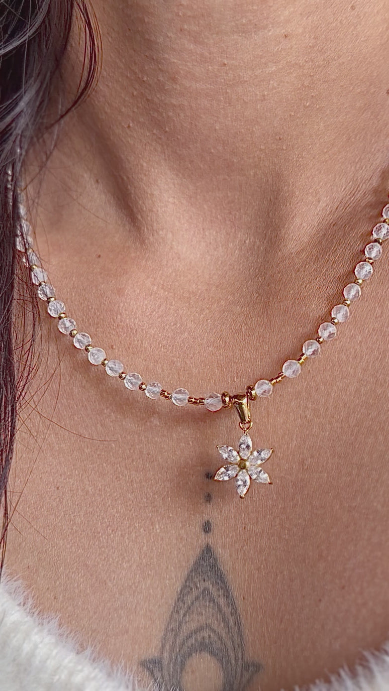 Le collier Hilton - Cristal de roche naturel
