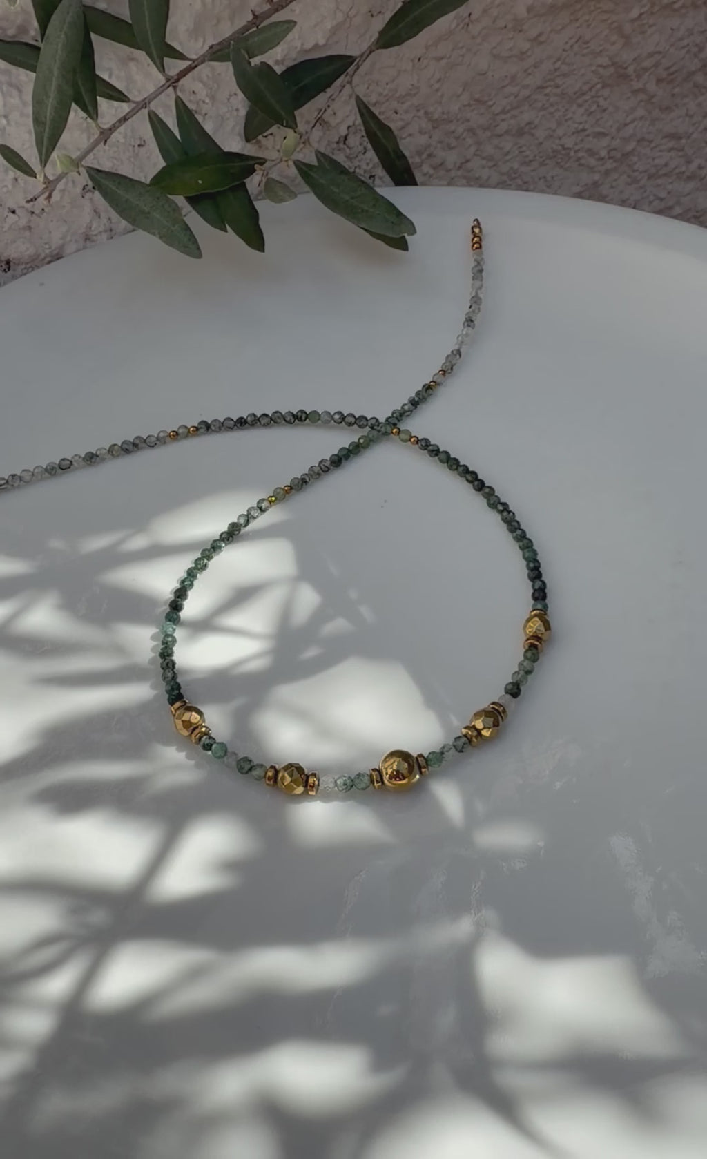 Collier Agate Mousse